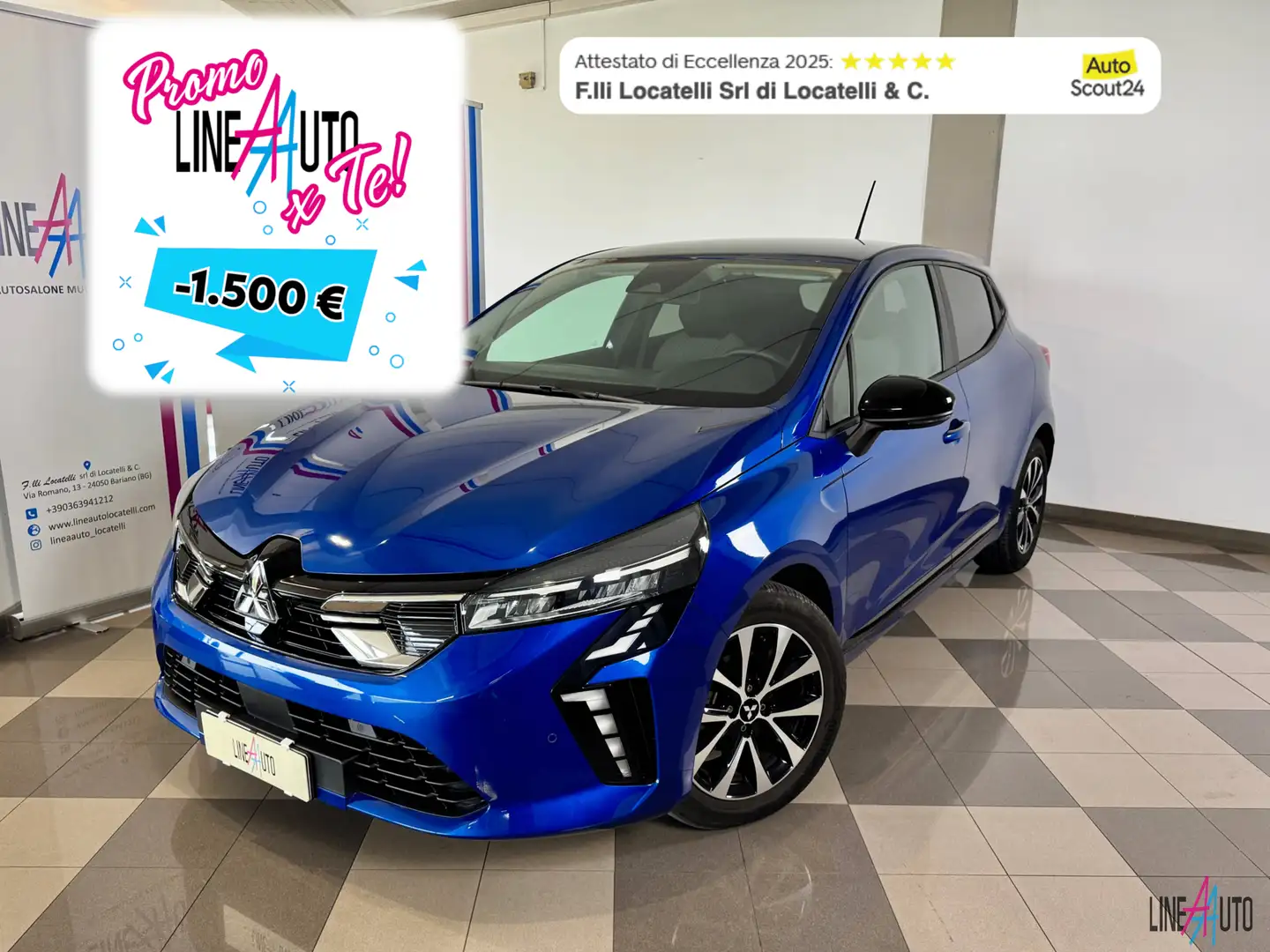 Mitsubishi Colt Colt 1.0L turbo 90 CV Invite Blu/Azzurro - 1