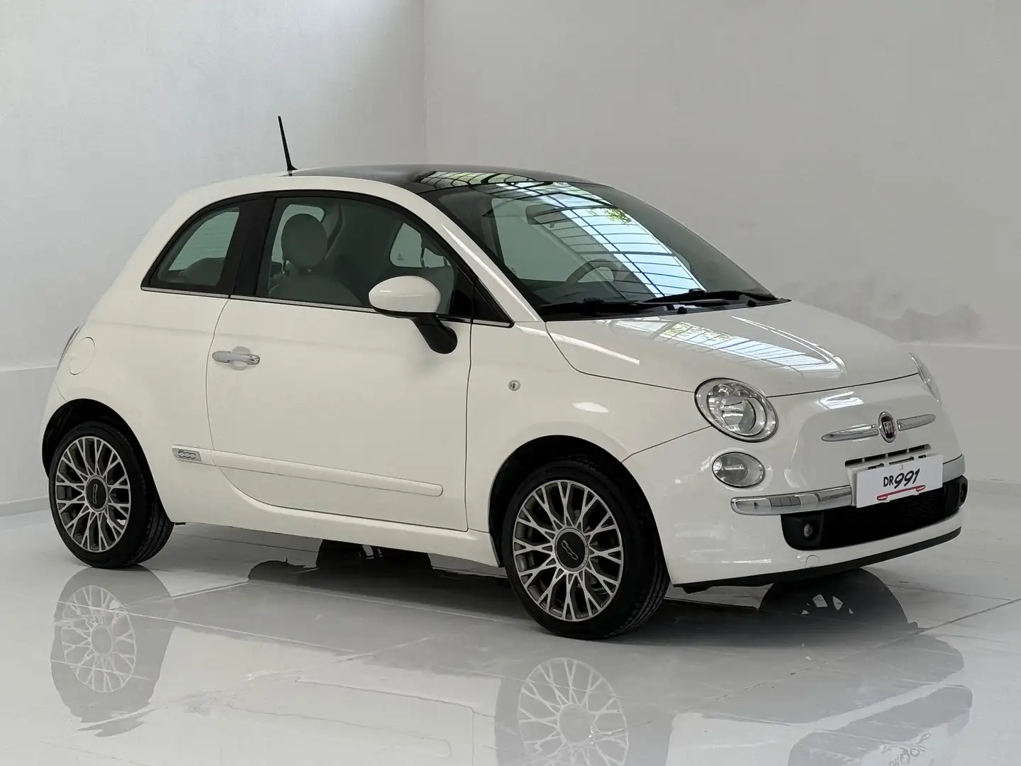 Fiat 500 500 1.2 GQ/LOUNGE 69cv my14 DISTRIB.NUOVA/TETTO Blanc - 1