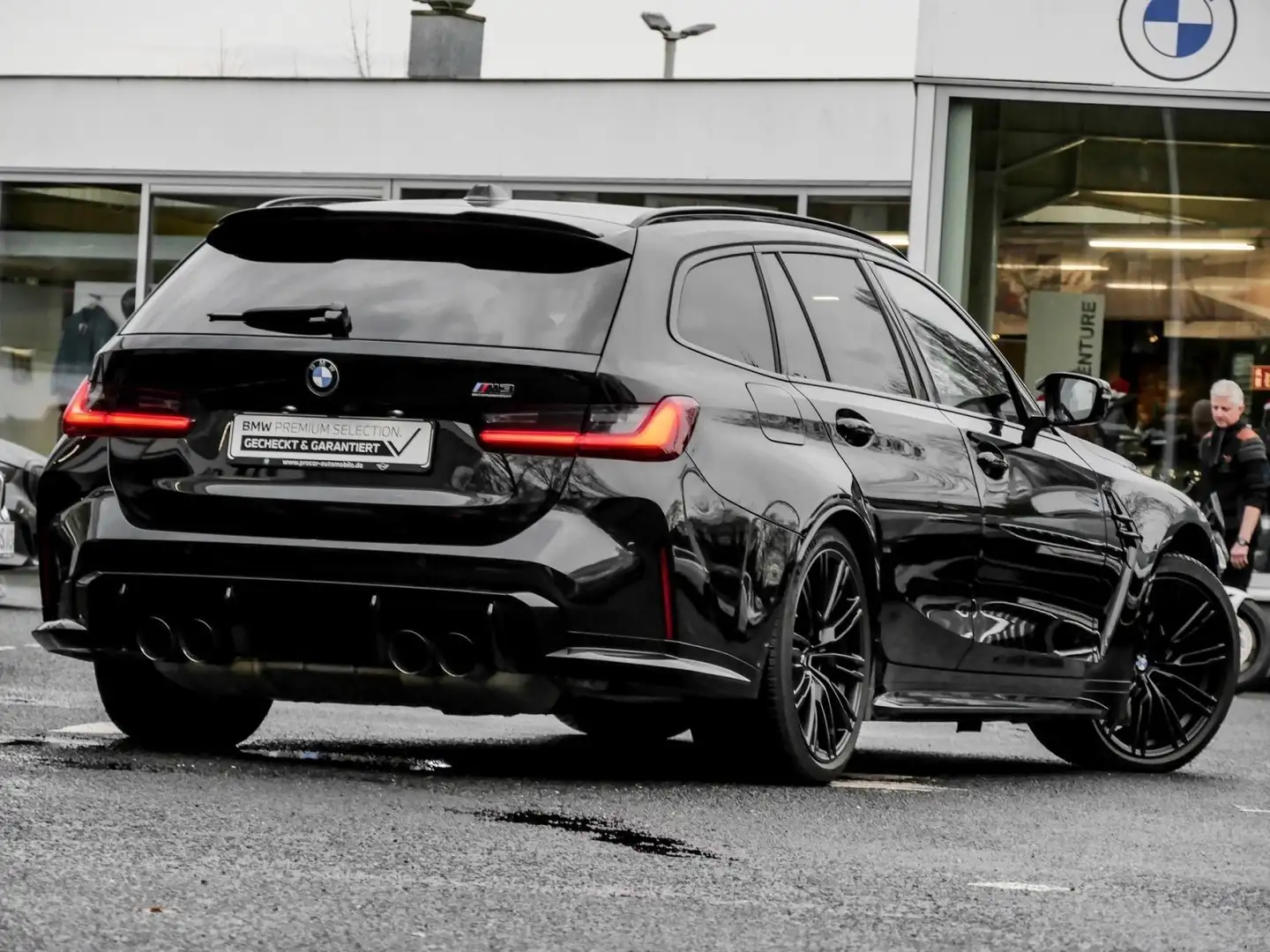 BMW M3 Competition M xDRIVE+H/K+DA PROF+360°+HuD Schwarz - 2