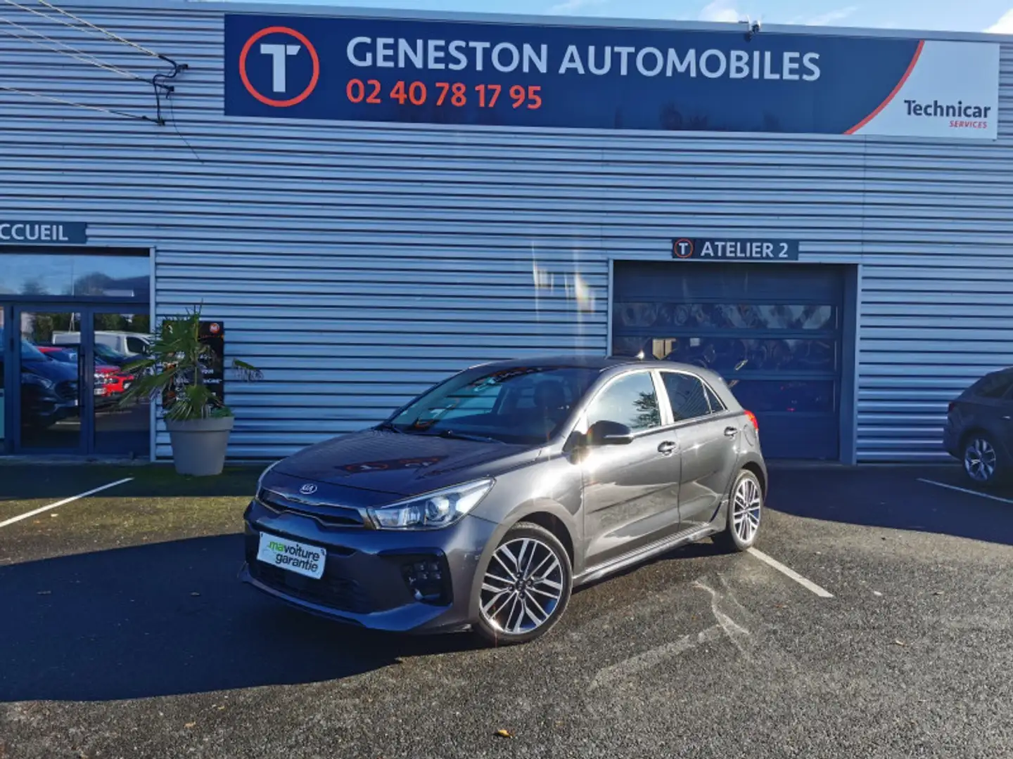 Kia Rio 1.0 T-GDI 100CH GT LINE PREMIUM Gris - 1