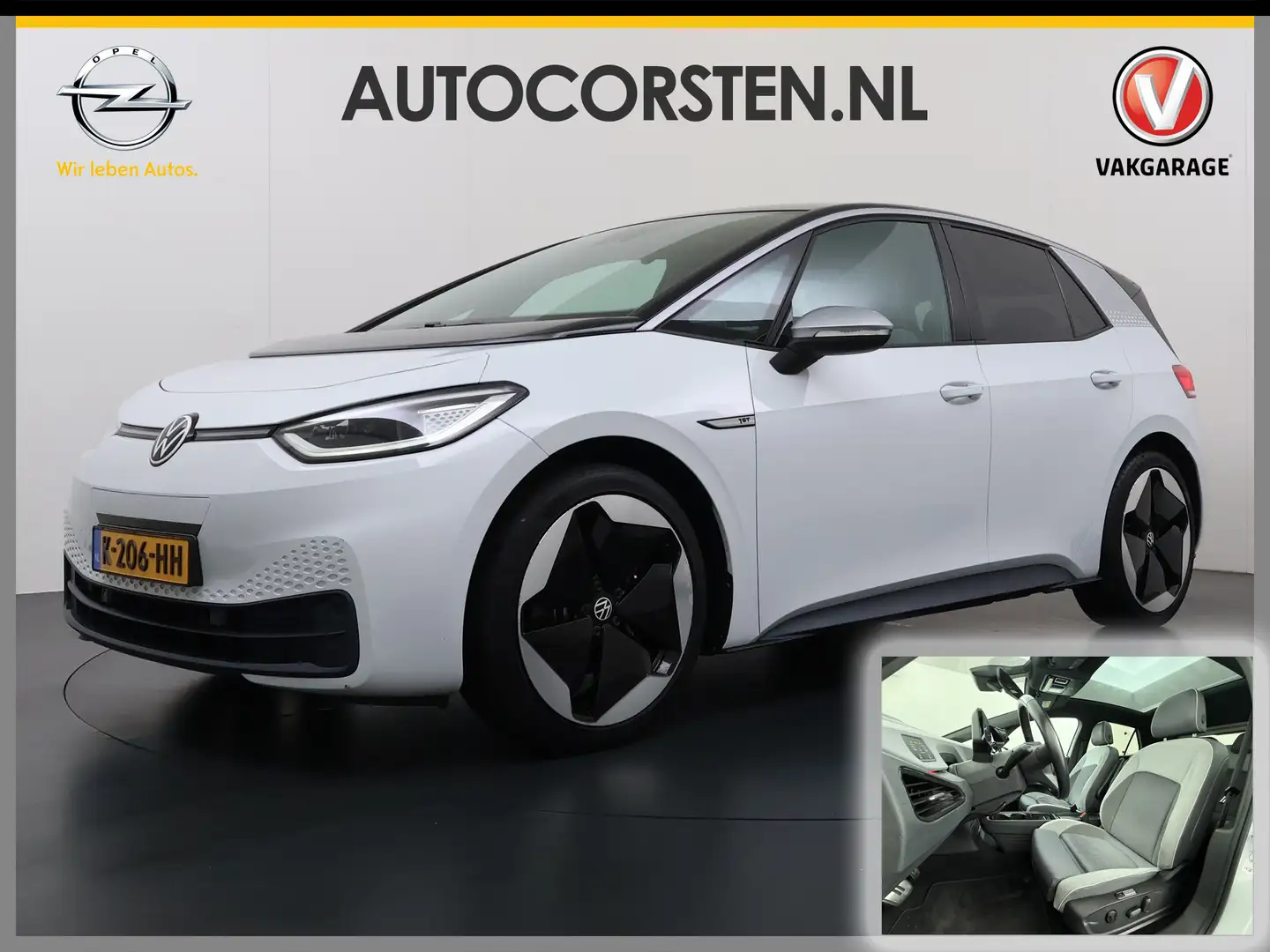 Volkswagen ID.3 First Max 58kWh SOH 93% Ergo-Active Stoelen Panora Blanc - 1