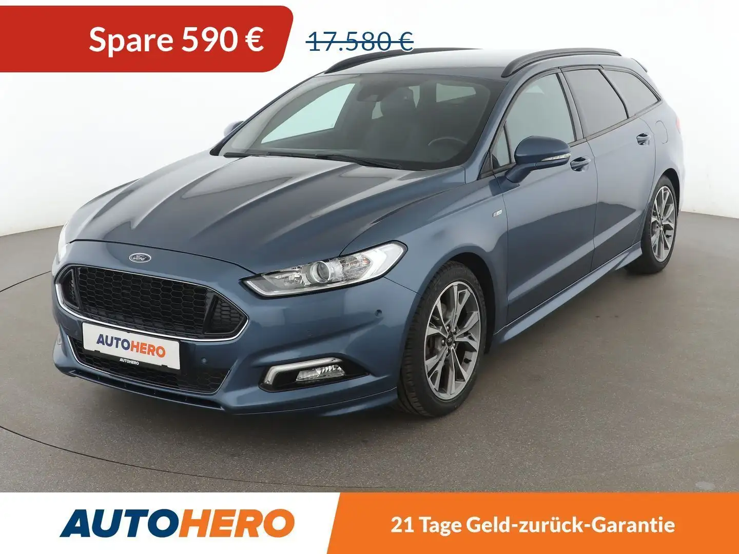 Ford Mondeo 1.5 EcoBoost ST-Line *NAVI*ACC*CAM*PDC*SHZ* Albastru - 1