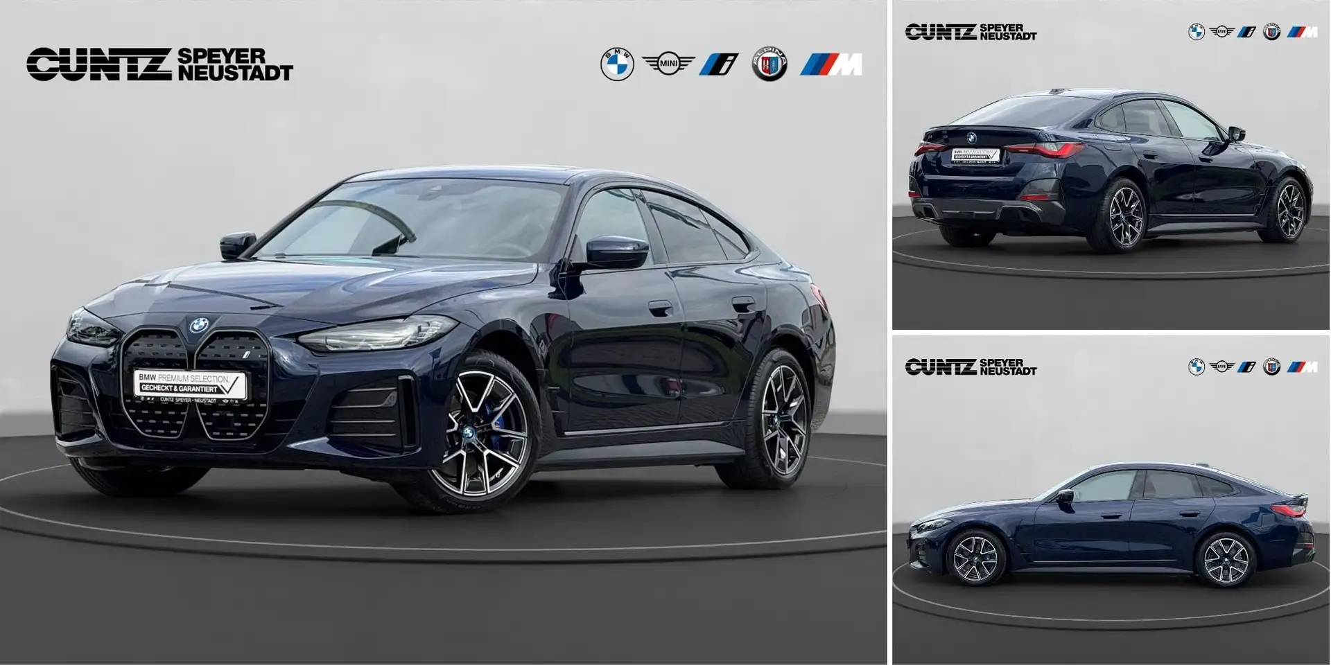 BMW i4 eDrive40 Gran Coupé M Sportpaket Pro Harman/Kardon Blau - 1
