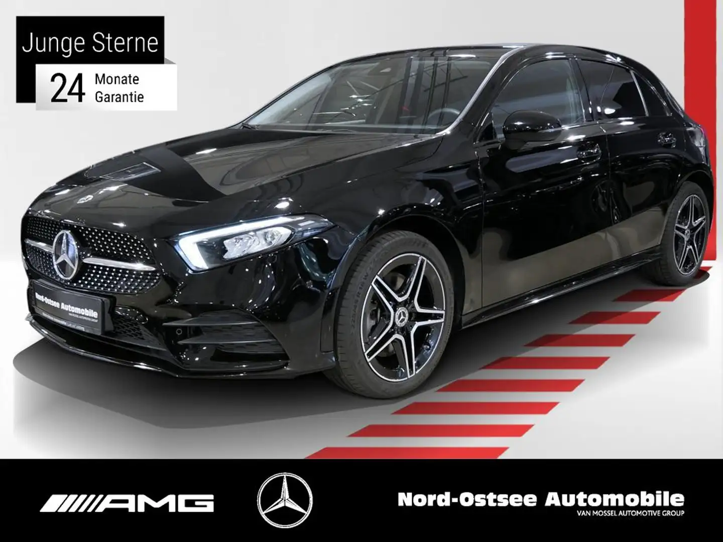 Mercedes-Benz A 250 e AMG  NIGHT PARKPAKET SOUND DAB NAVI SHZ Black - 1