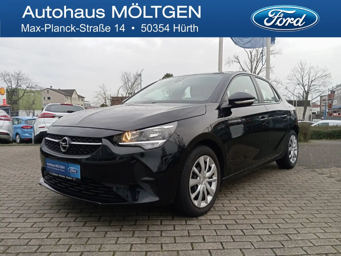 Opel Corsa F Edition 1.2 Turbo  Apple CarPlay Android Auto Mu Noir - 1