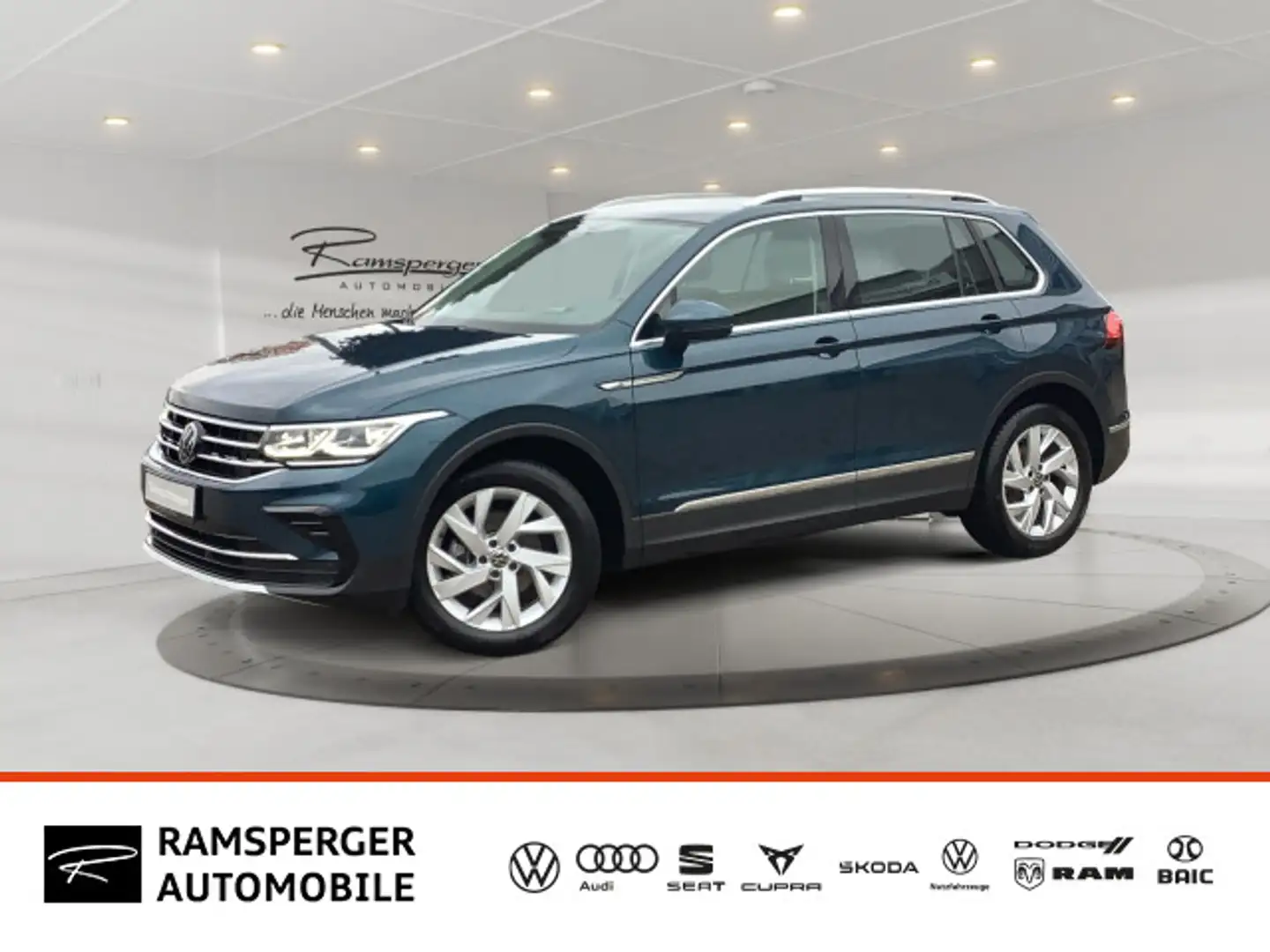 Volkswagen Tiguan 1.5 TSI DSG Elegance AHK Matrix HuD Kamer Blau - 1