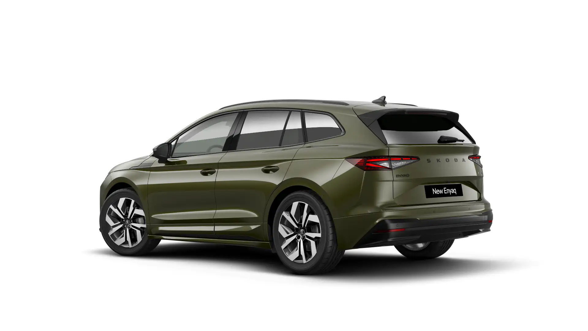 Skoda Enyaq 85 Elektromotor 286 1AT Sportline Automaat Groen - 2