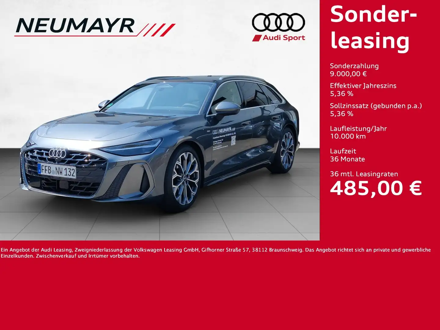 Audi A6 Avant TFSI 150 kW S tronic S-Line; Matrix Gris - 1