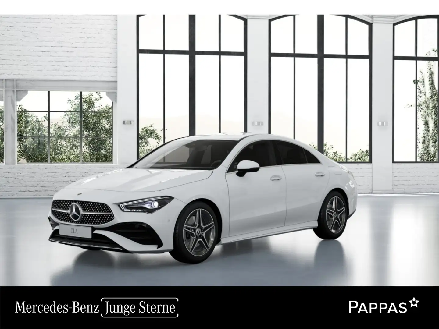 Mercedes-Benz CLA 200 Coupé PTS Cam Navi AUT Wide LED Leder Weiß - 1
