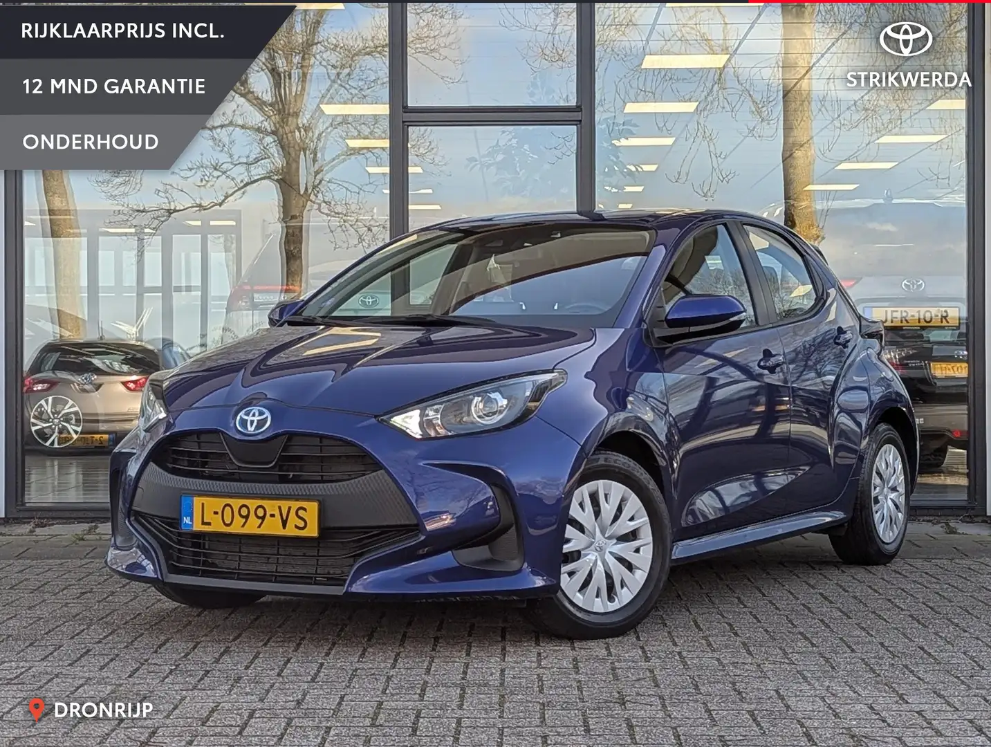 Toyota Yaris 1.5 Hybrid Active | Climate control | Adapt. cruis Blauw - 1