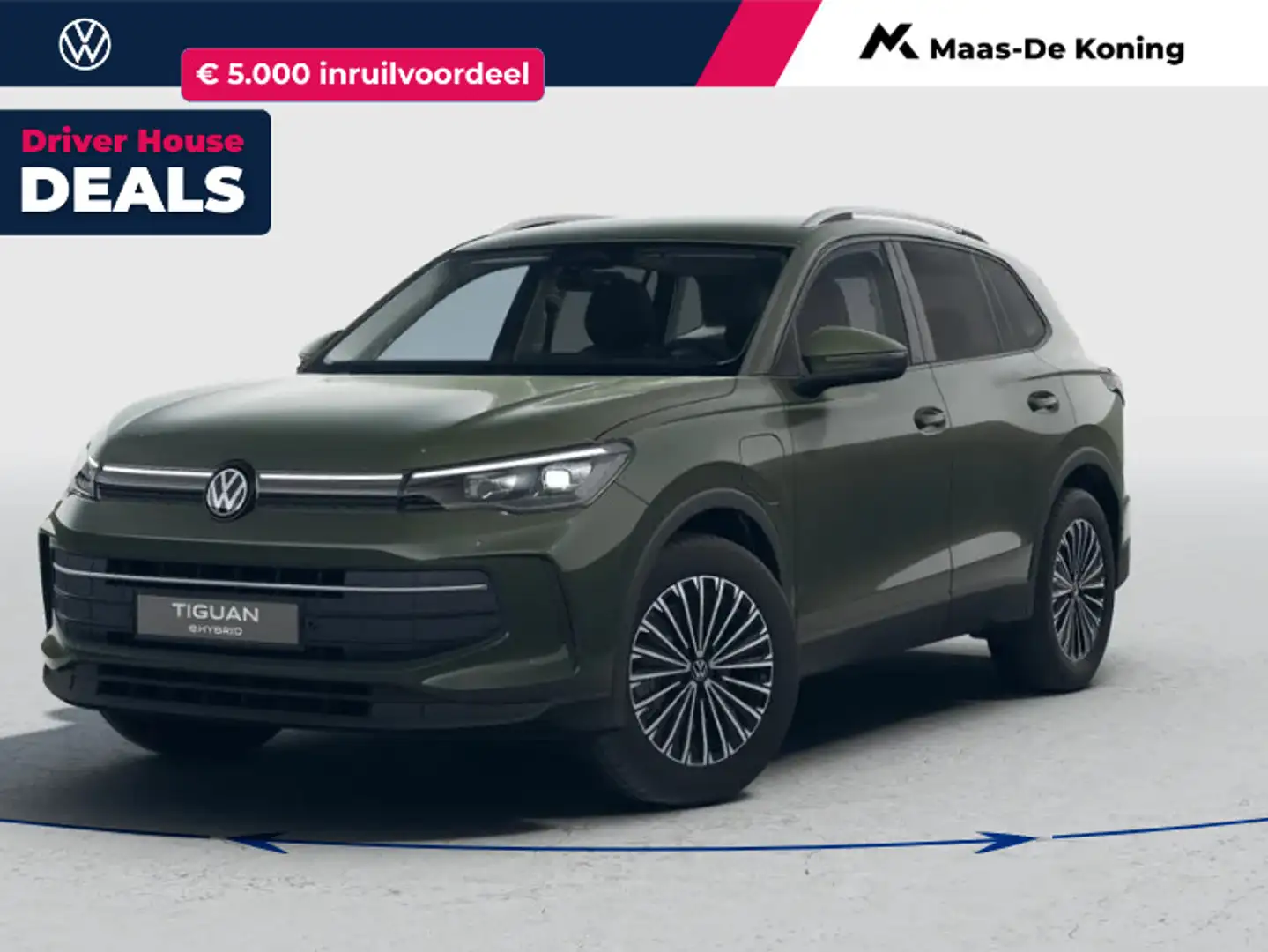 Volkswagen Tiguan Life Edition 1.5 eHybrid 204 PK 6 versn. DSG · Com Зелений - 1