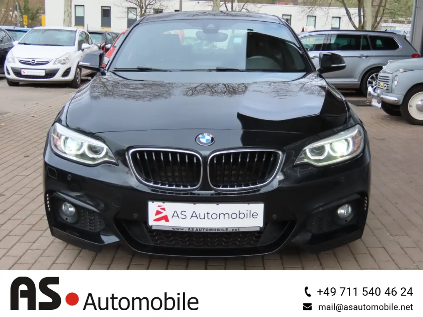 BMW 220 i M Sport Coupe 2.Hd*Navi*Bi-Xen*Leder*PDC Schwarz - 2