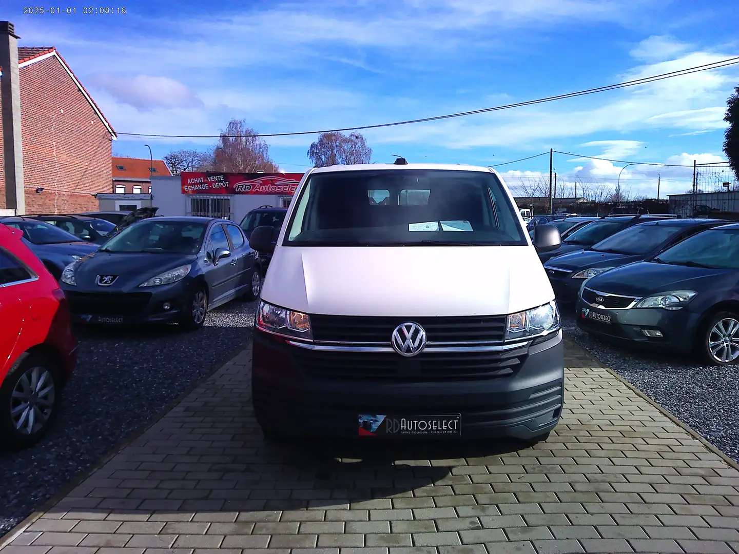 Volkswagen T6 Transporter 2.0 TDi SCR BMT Baseline Blanc - 2