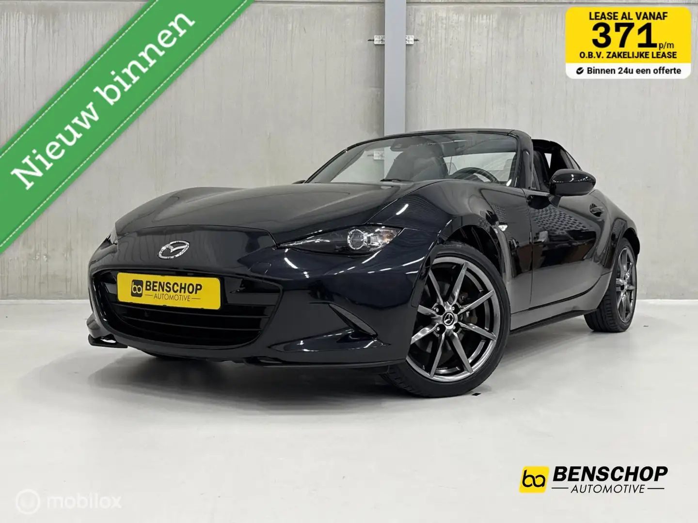 Mazda MX-5 RF 2.0 SkyActiv-G 160 GT-M Leer Navi PDC Cruise Bo Noir - 1
