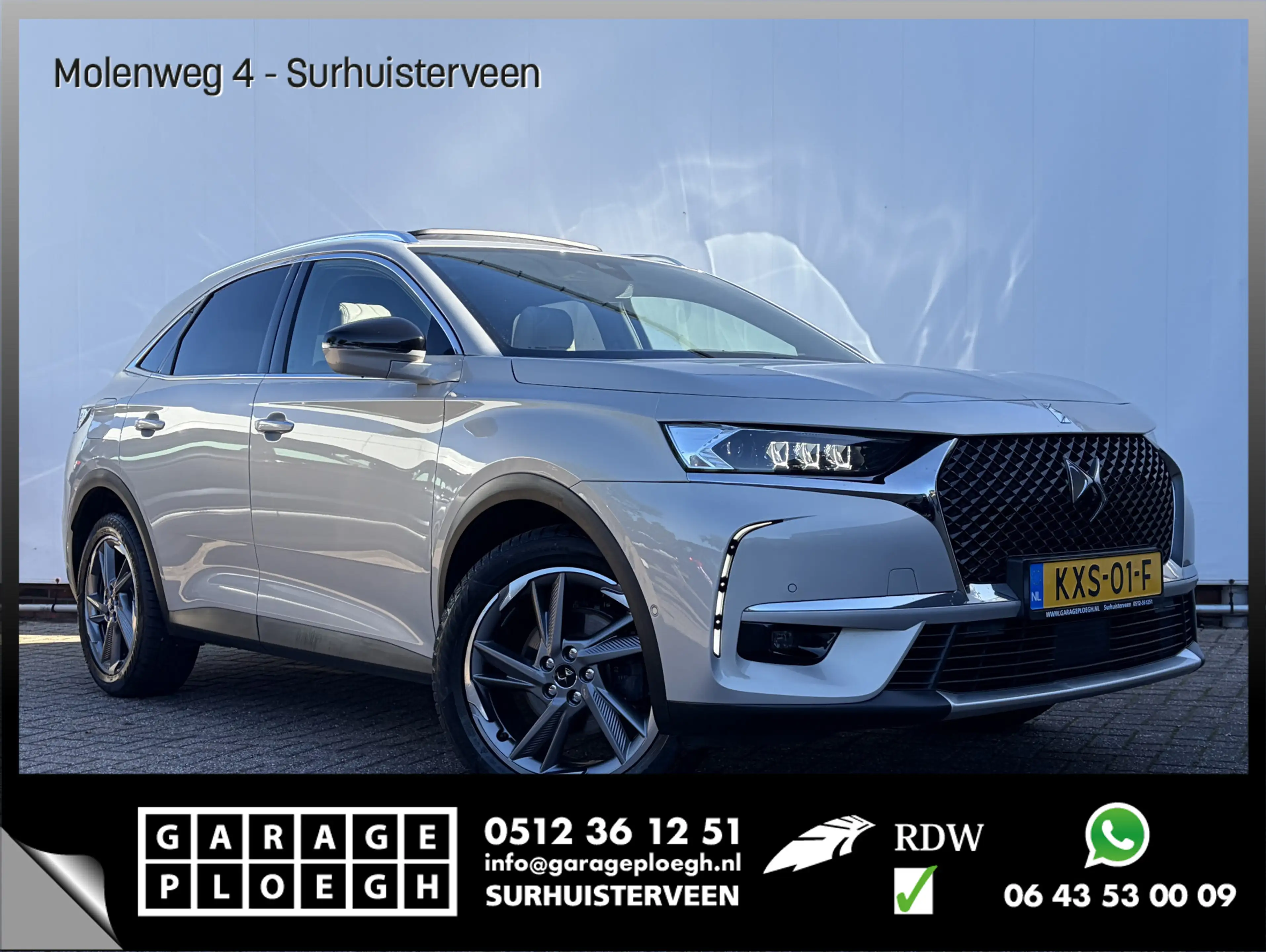 DS Automobiles DS 7 Crossback 1.6 181pk Rivoli Leer Massage Memory ACC Carplay
