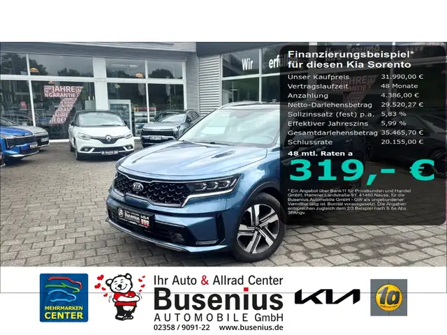 Kia Sorento 2.2 CRDi AWD DCT Spirit+Pano+Safety+Navi