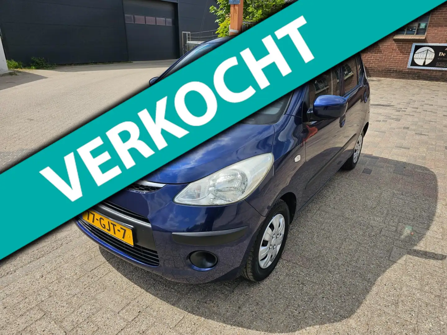 Hyundai i10 1.1 Active Cool,Nap,Airco,Apk, Azul - 1