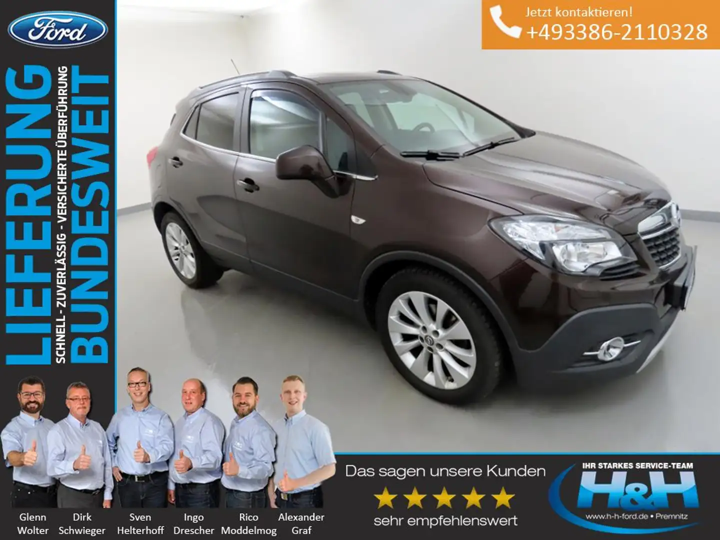 Opel Mokka 1.4 Innovation Xenon+Winterpak+Navi Marrón - 1