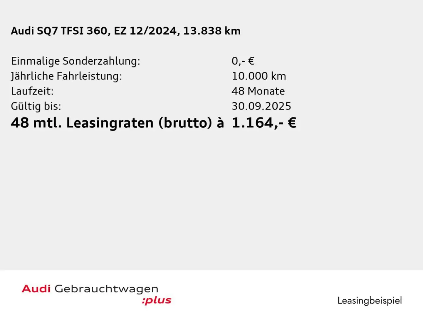 Audi SQ7 TFSI qu. Laserlicht B&O HuD AHK 7 Sitze 360° Grau - 2