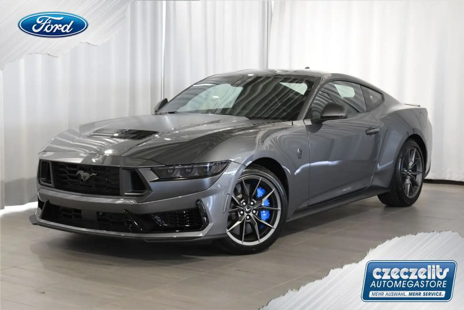 Ford Mustang 5,0 Ti-VCT V8 Dark Horse Aut. Gris - 1