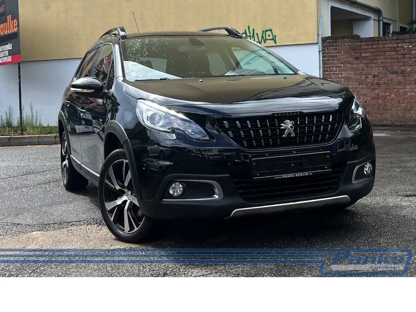 Peugeot 2008 1.2 PT 130 Allure*Pano*Navi*Leder*1-Hand* Schwarz - 1