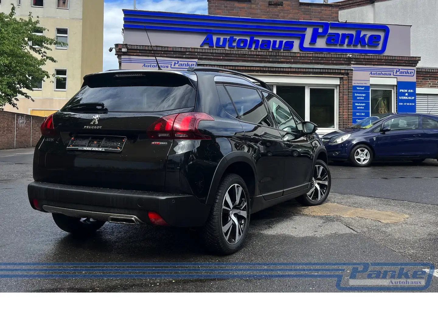 Peugeot 2008 1.2 PT 130 Allure*Pano*Navi*Leder*1-Hand* Schwarz - 2
