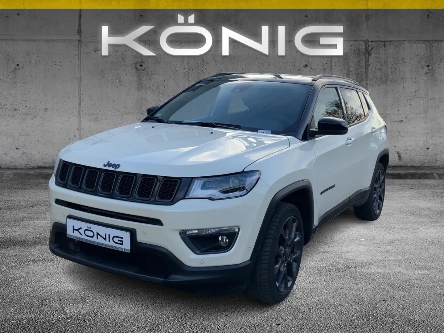 Jeep Compass 1.3 PHEV S 4WD Automatik Klimaautomatik Wit - 1