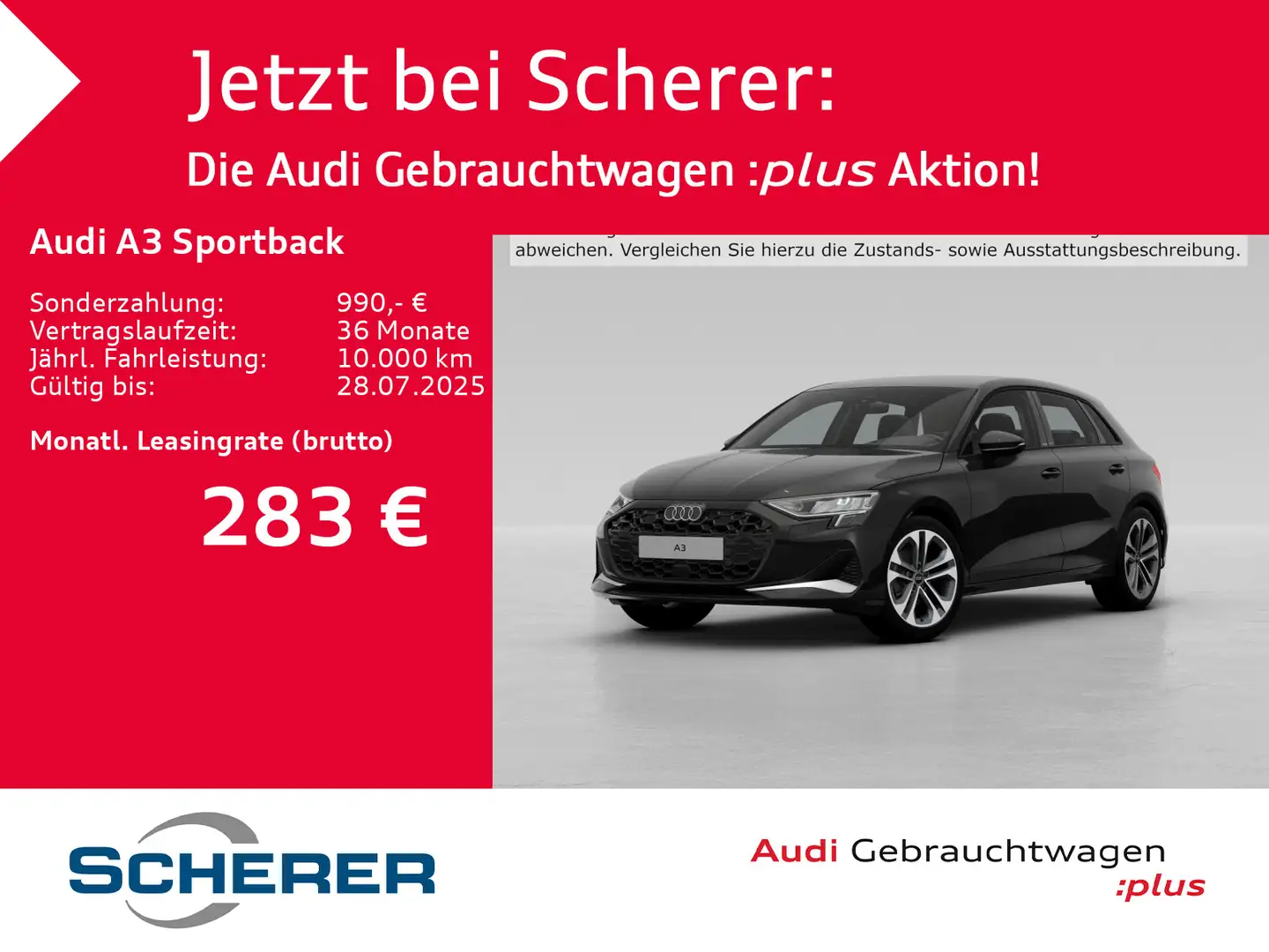 Audi A3 Advanced 35 TDI S-TRONIC KAMERA AHK Schwarz - 1