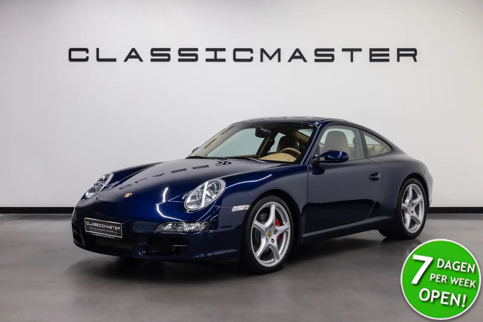 Porsche 997 3.8 Carrera S Btw auto, Fiscale waarde € 22.000,- Blauw - 1