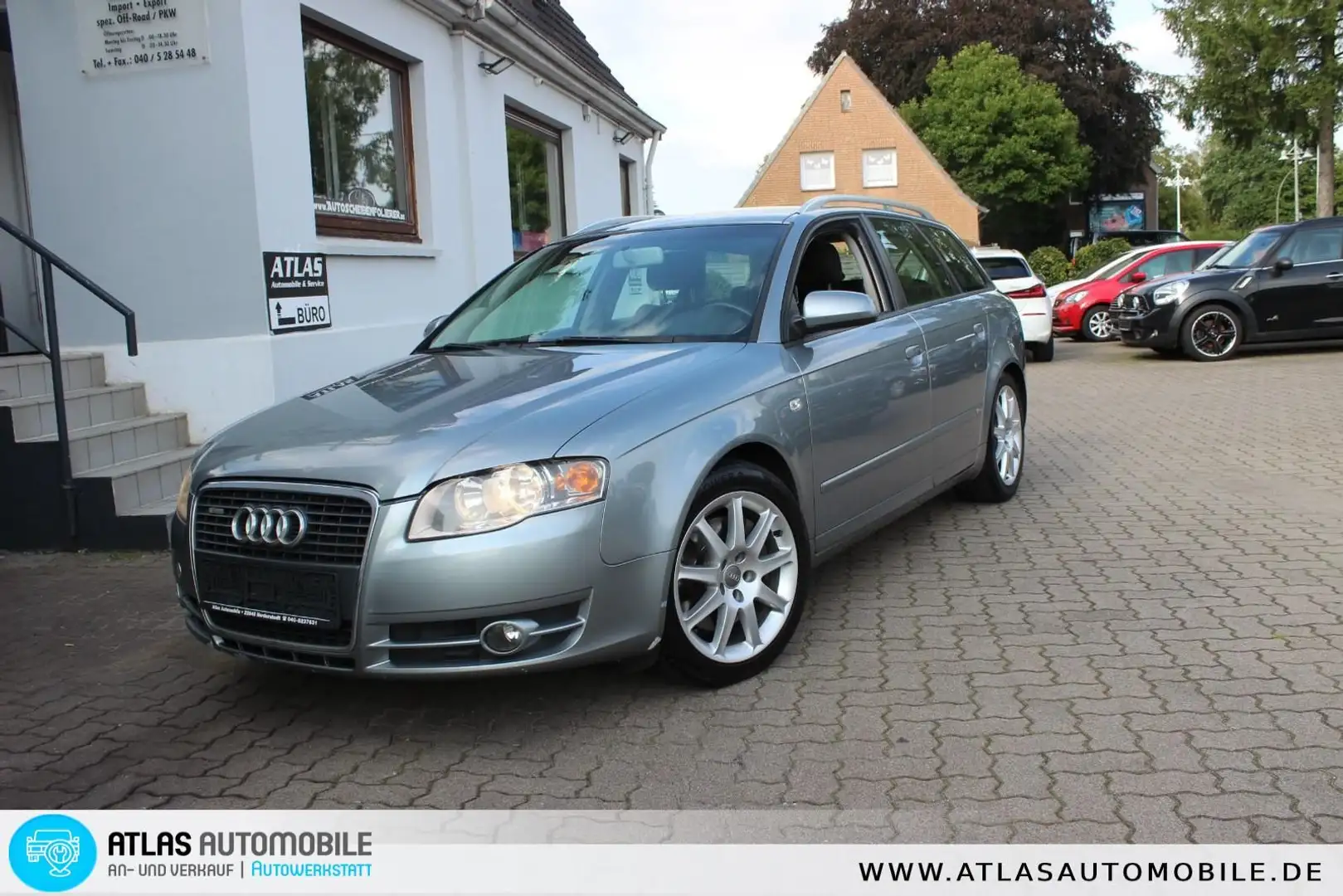 Audi A4 Avant 2.5 TDI S Line+ehrliche KM Grau - 2