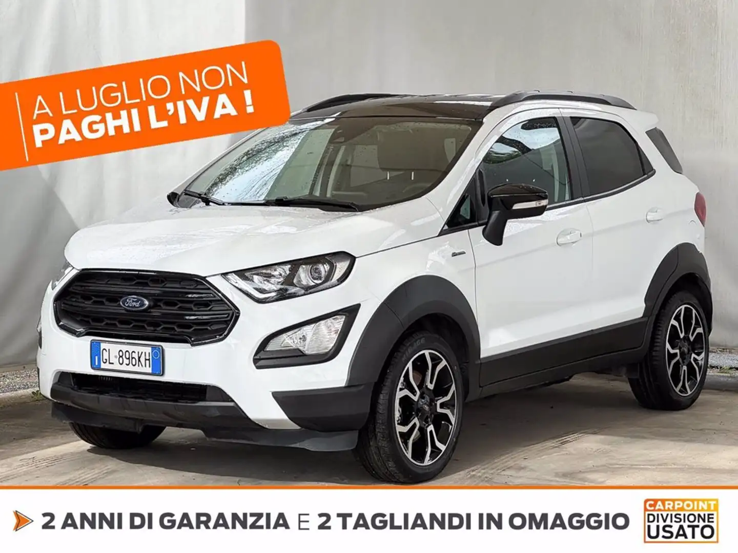 Ford EcoSport 1.0 ecoboost active s&s 125cv Bianco - 1