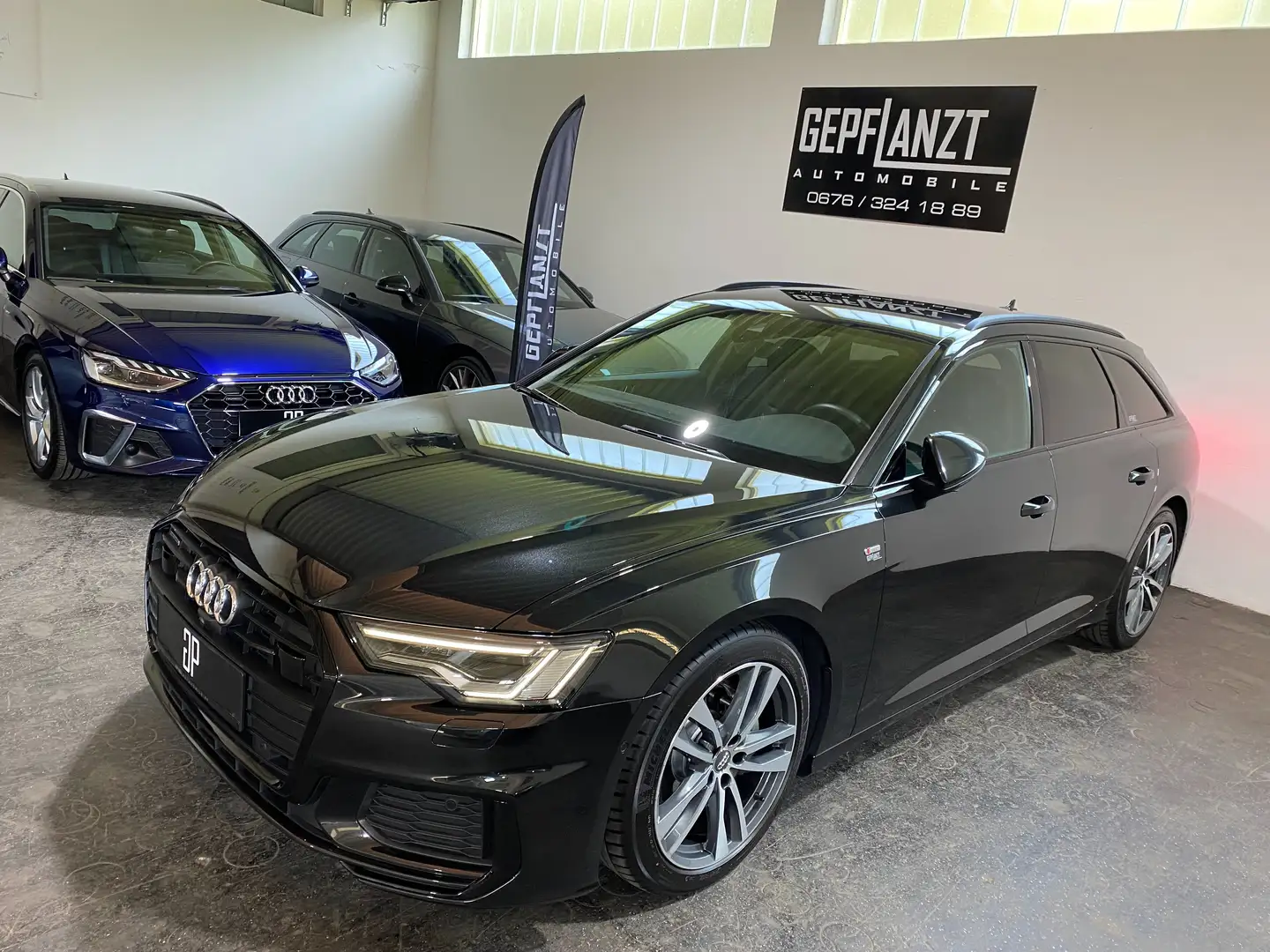 Audi A6 AV 40TDI QU*SLINE INT+EXT*ALL BLACK*MATRIX*VIRT Grau - 1