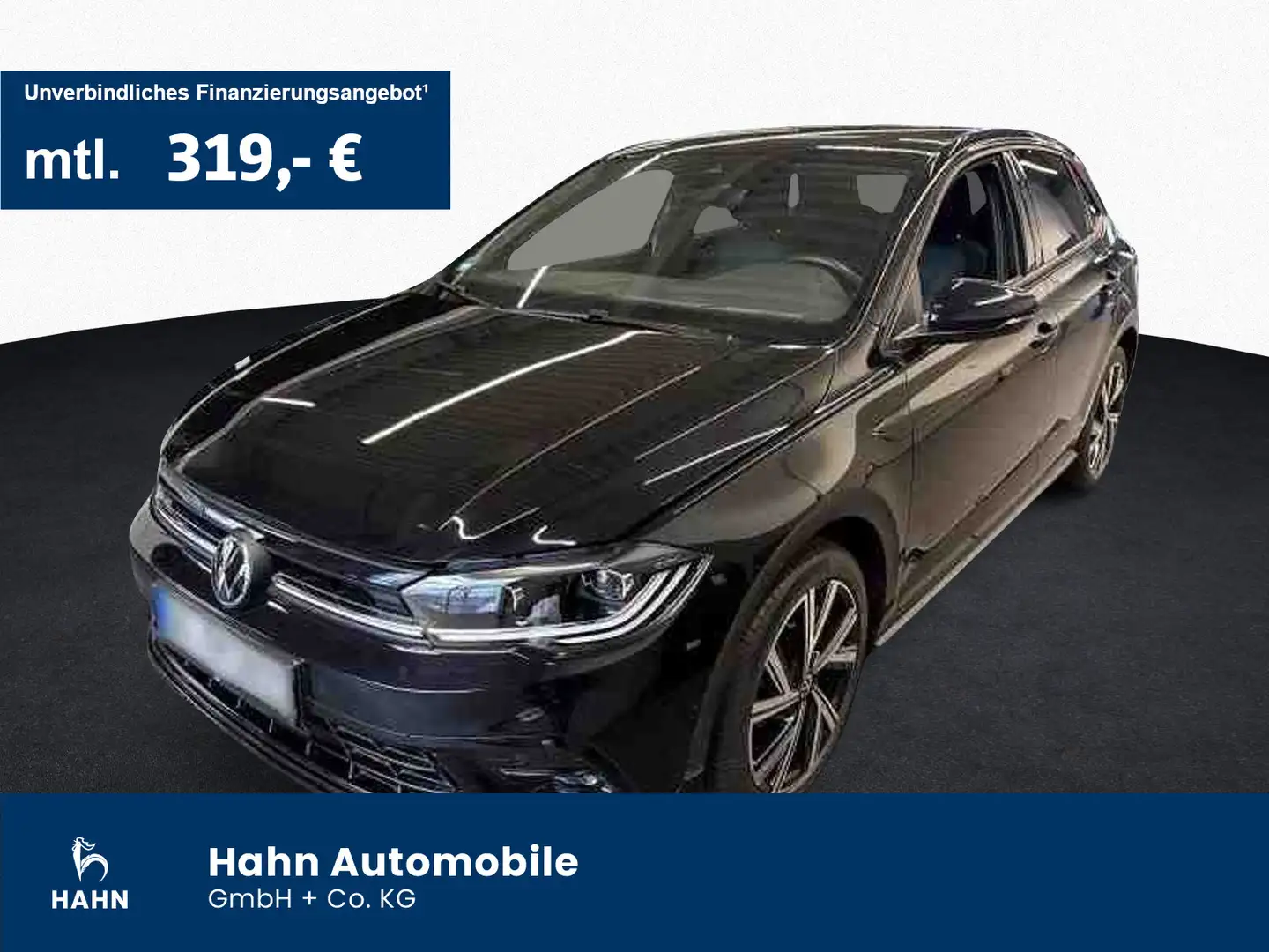 Volkswagen Polo 1.0TSI DSG R-Line Matrix Navi CAM Sitzh APP Schwarz - 1