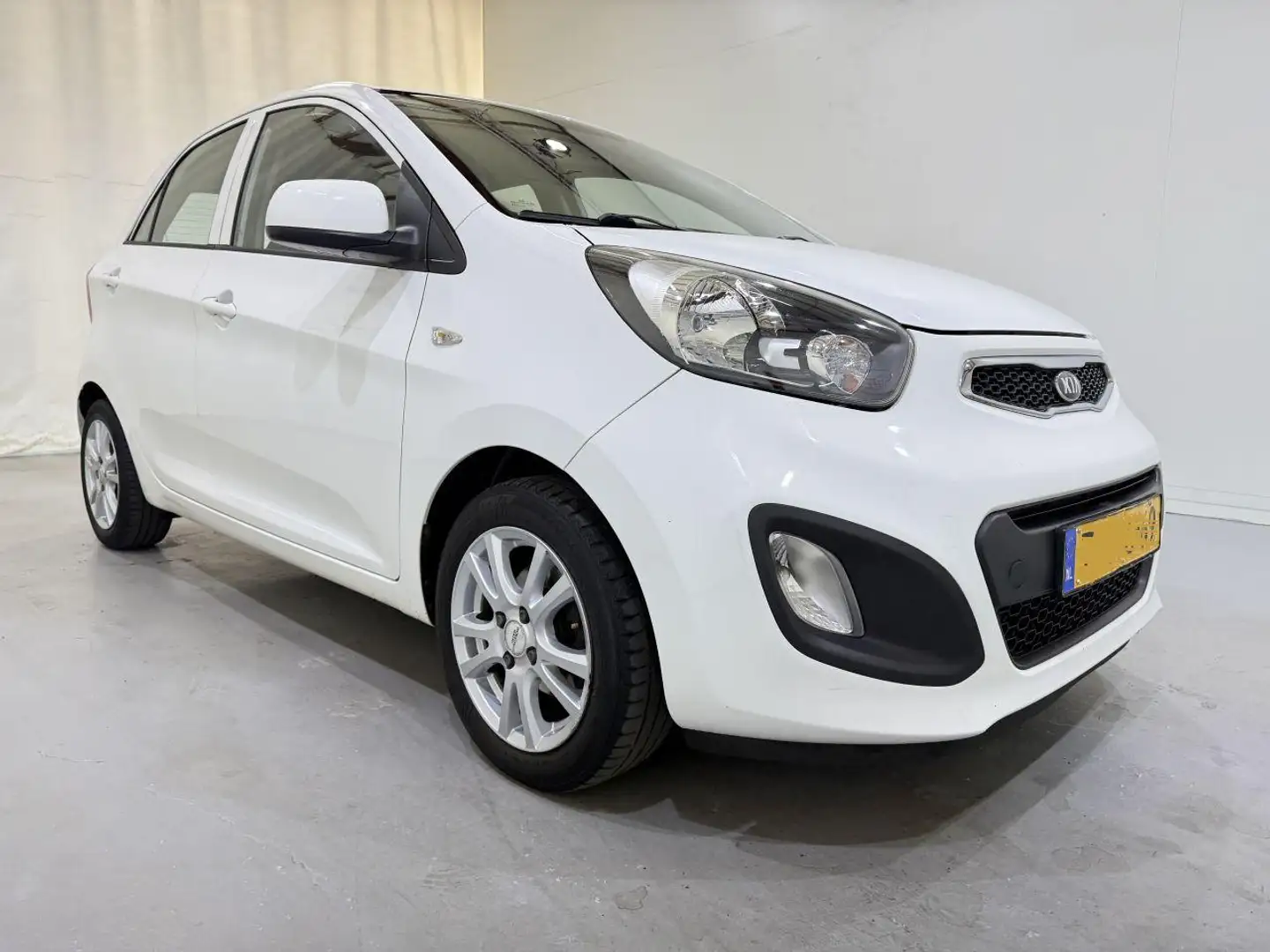 Kia Picanto 5-Drs 1.0 CVVT Pack Nav/Airco Blanc - 1