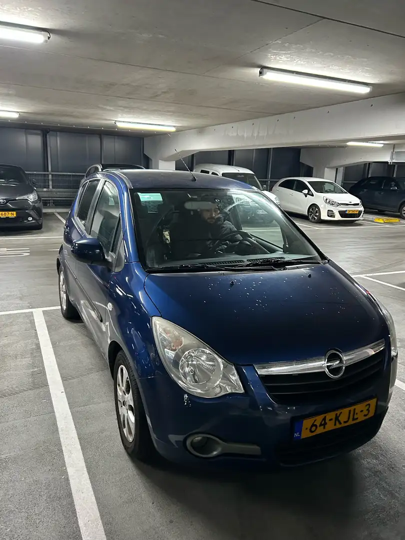 Opel Agila 1.0 Edition Blauw - 1