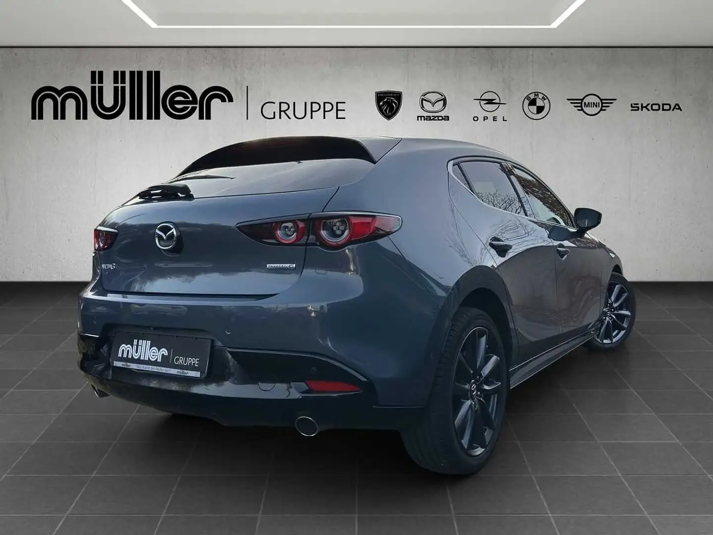 Mazda 3 G 122 PS 6GS SELECTION A18 BOS DES-P ACT-P LEDER-S Grau - 2