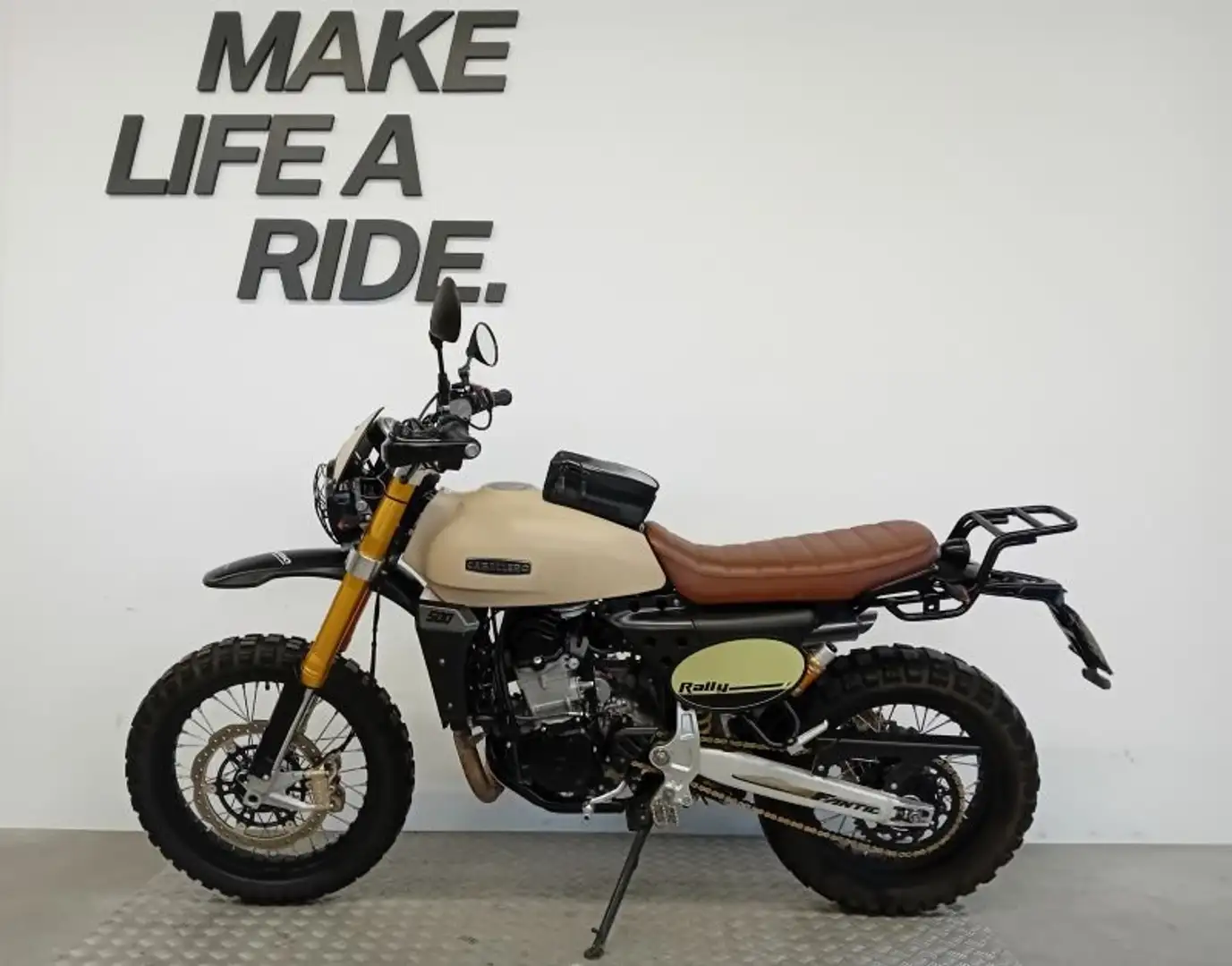 Fantic Caballero 500 RALLY Beżowy - 2