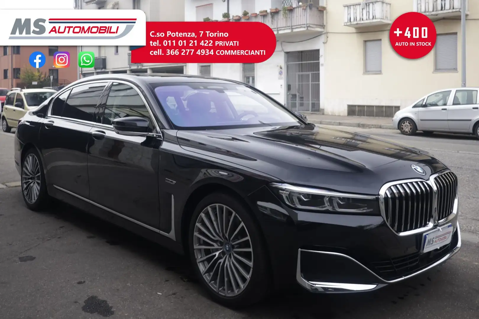 BMW 745 BMW Serie 7 745Le xDrive 290KW ANNO 2021 Nero - 1