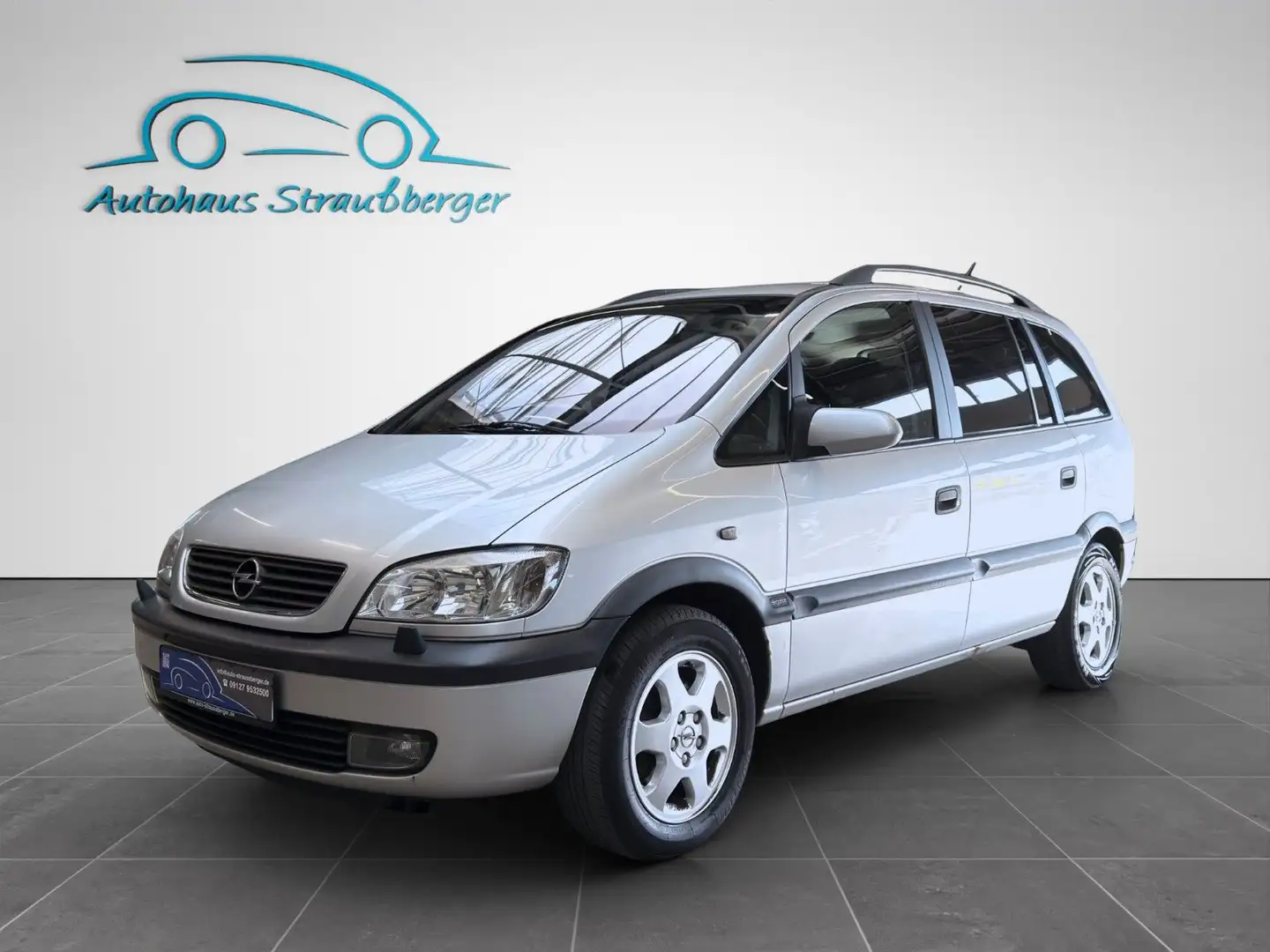 Opel Zafira 1.8 16V Elegance 7Sitze Klima AHK SHZ Срібний - 2