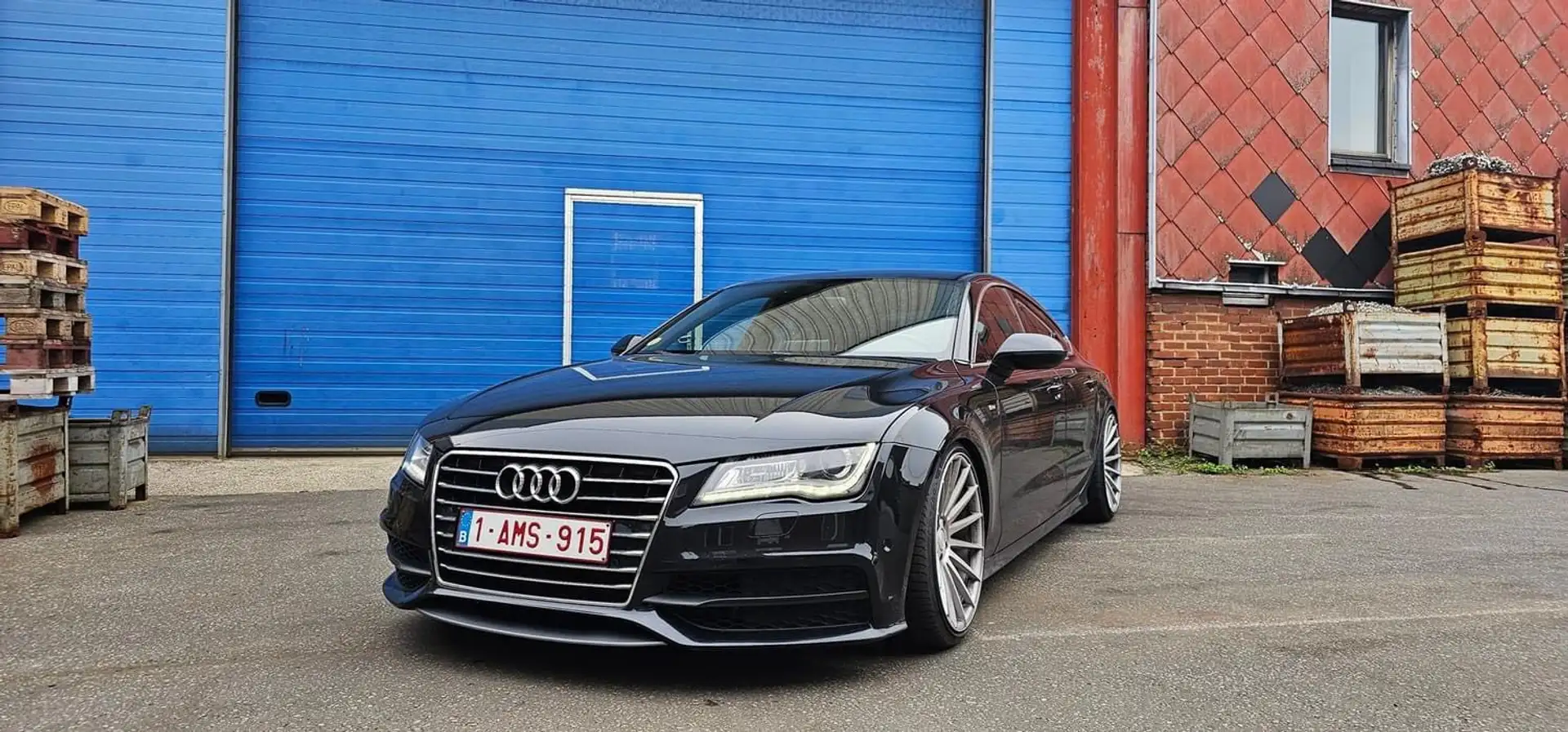 Audi A7 3.0 TDi V6 S line Multitronic Zwart - 1