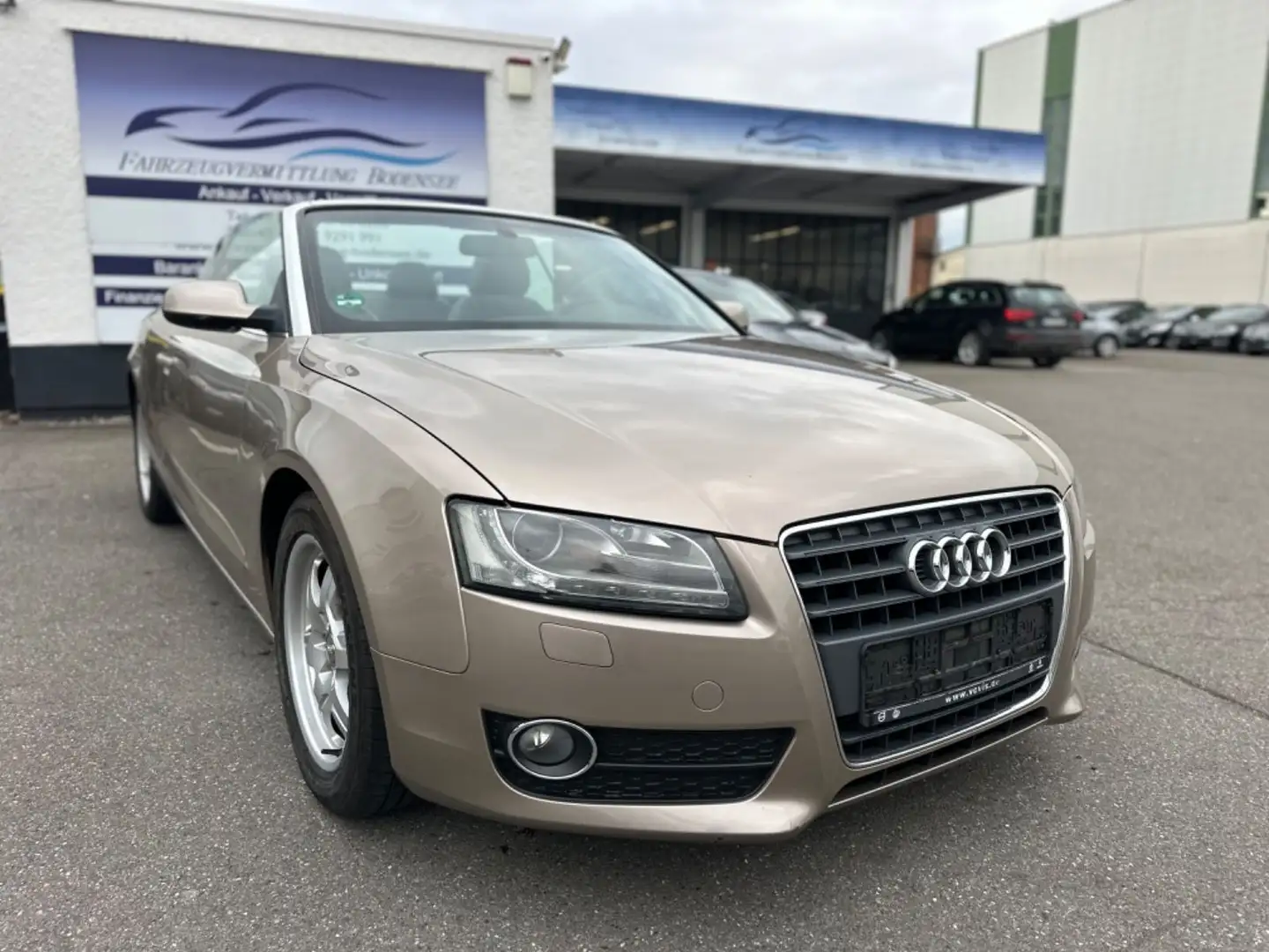 Audi A5 Cabriolet 2.0 TFSI Leder Kette & Service neu Beige - 2