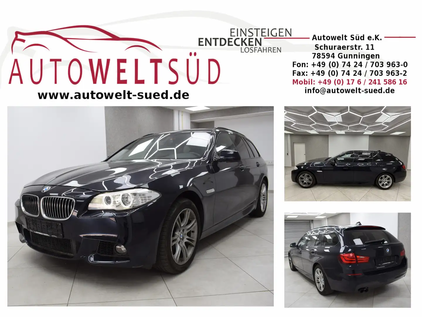 BMW 528 528i Touring xDrive M Sportpaket Negro - 1