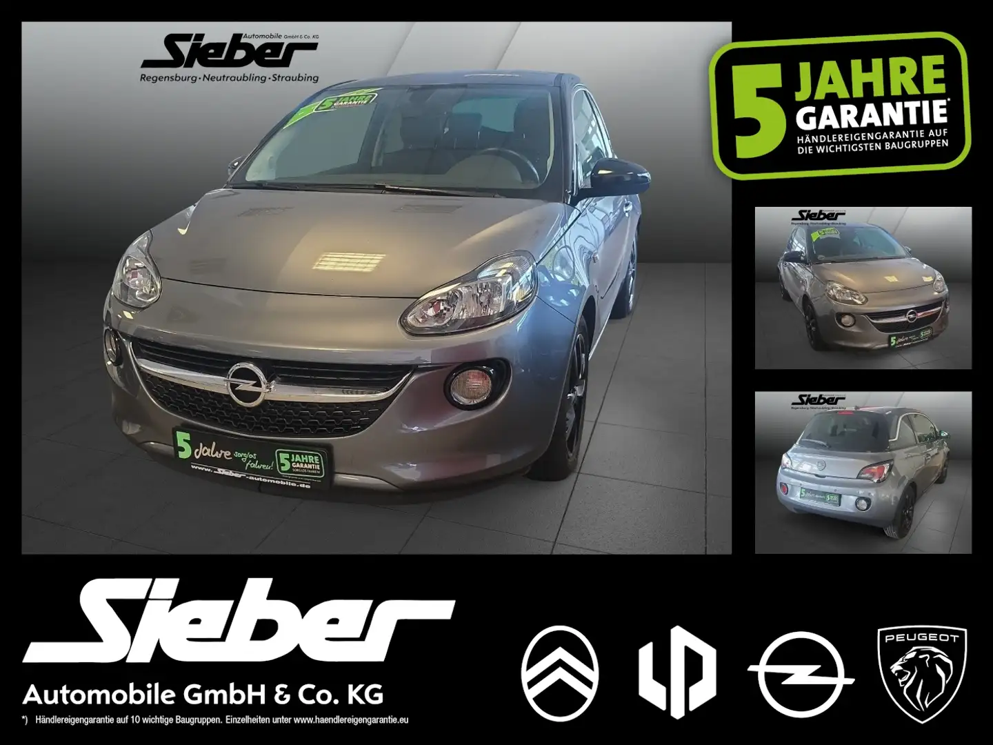 Opel Adam 1.2 120 Jahre *Sitzheizung*Lenkradheizung* Grau - 1