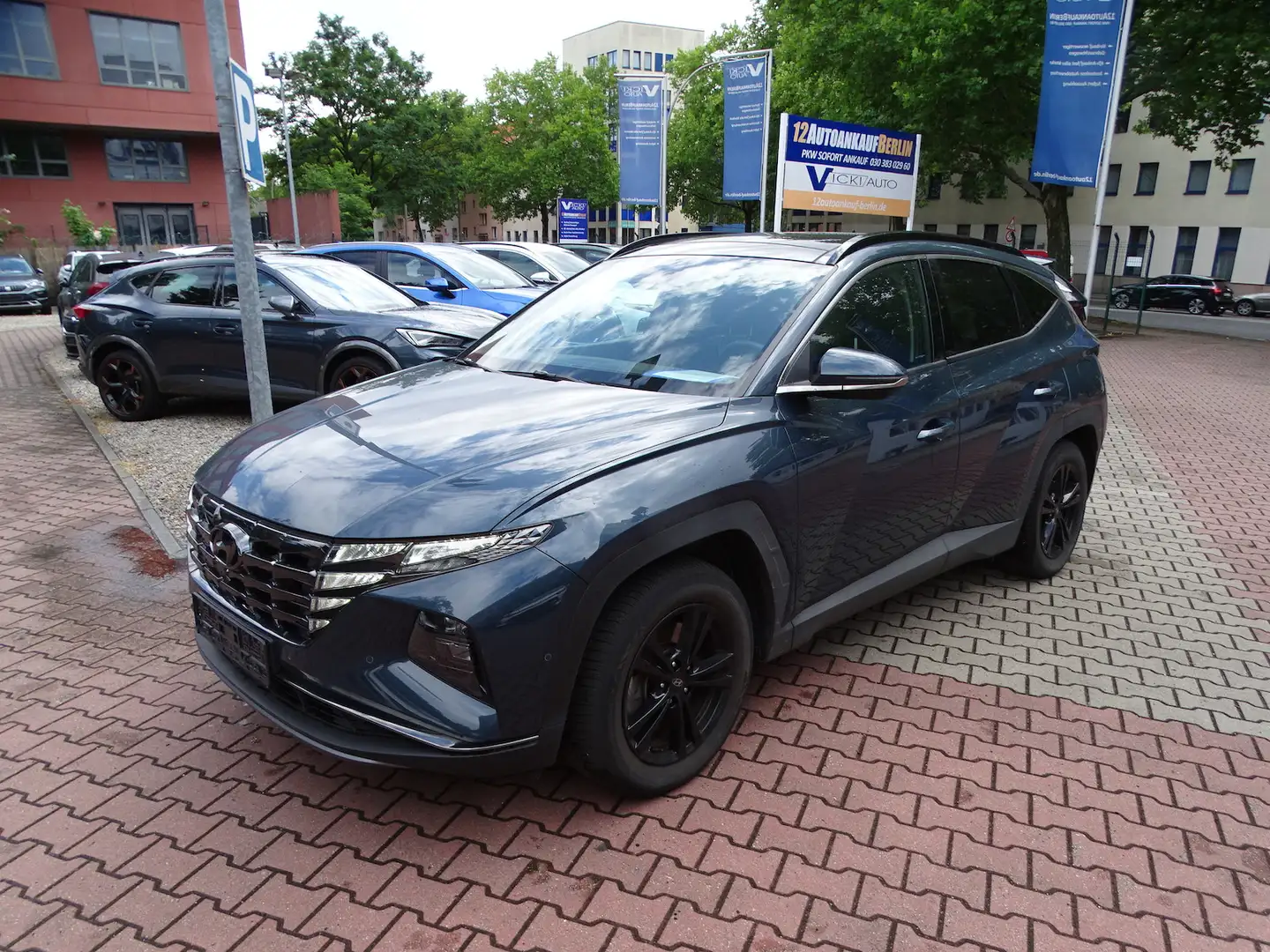 Hyundai TUCSON 1.6 Prime Plug-In Hybrid 4WD Panorama Grijs - 1