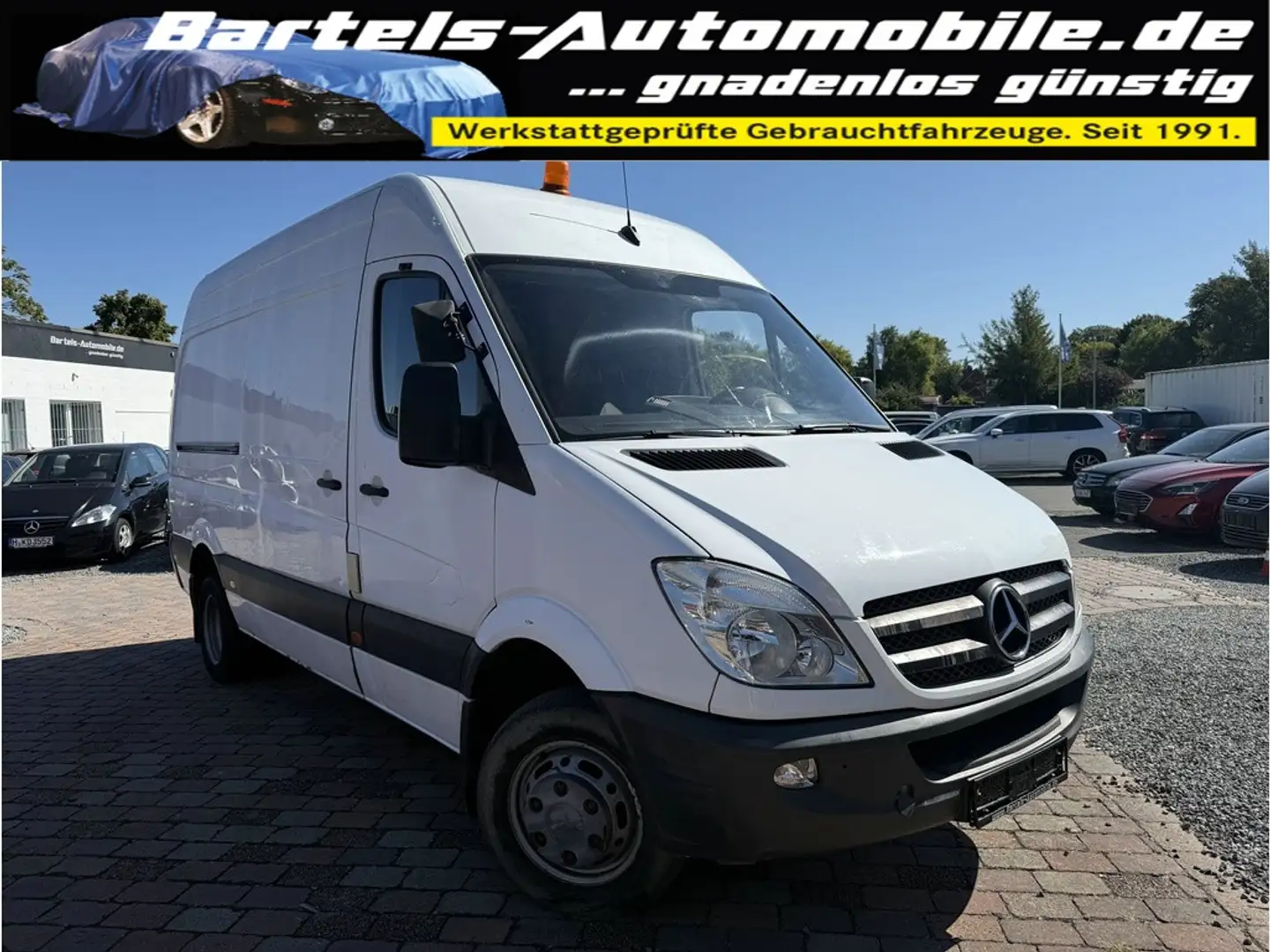 Mercedes-Benz Sprinter CDI, Klima, AHK, HU neu, Mwst. Weiß - 1