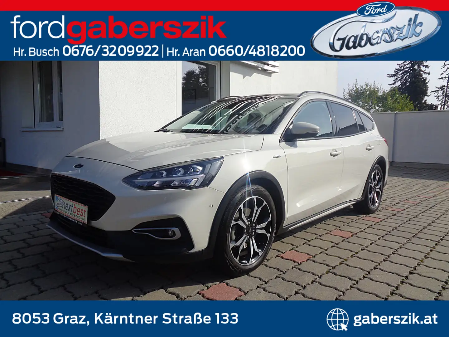 Ford Focus Traveller 1,5 EcoBoost Active Business Aut. Wit - 1