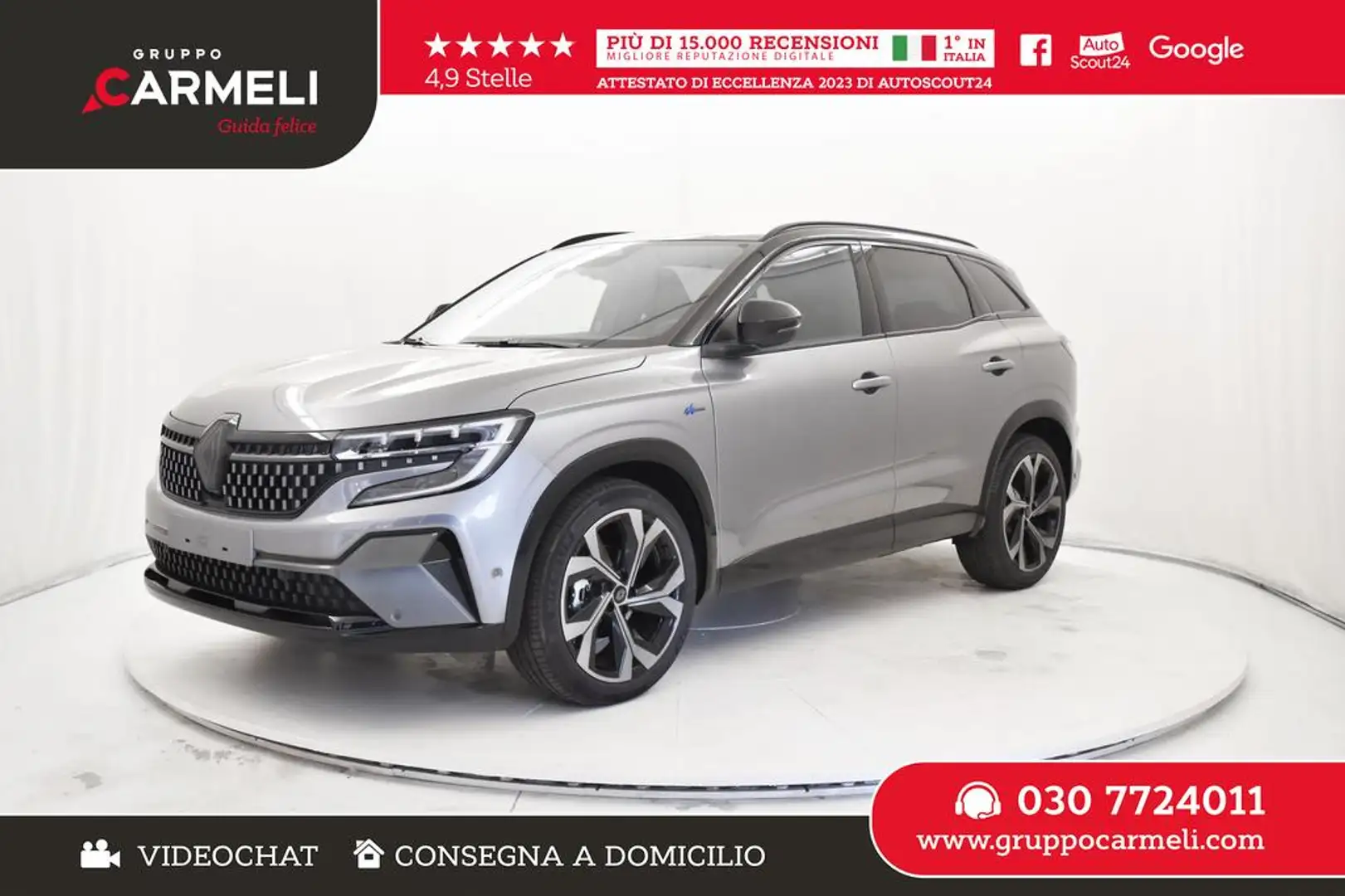 Renault Austral 1.3 mild hybrid Techno Esprit Alpine 160cv auto Grigio - 1