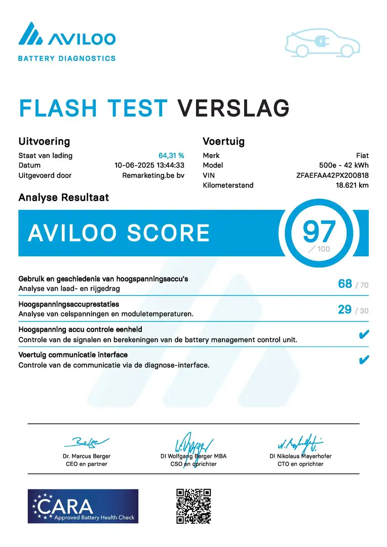 Fiat 500 e-500 42 kWh Wit - 2