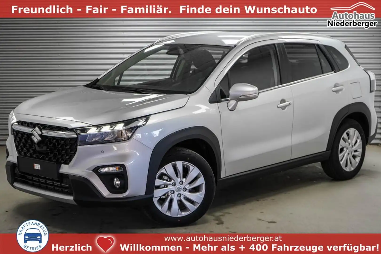 Suzuki S-Cross 1,4 4WD MT Mild-Hybrid GL PLUS - L -LAG. 95 kW ... Silber - 1