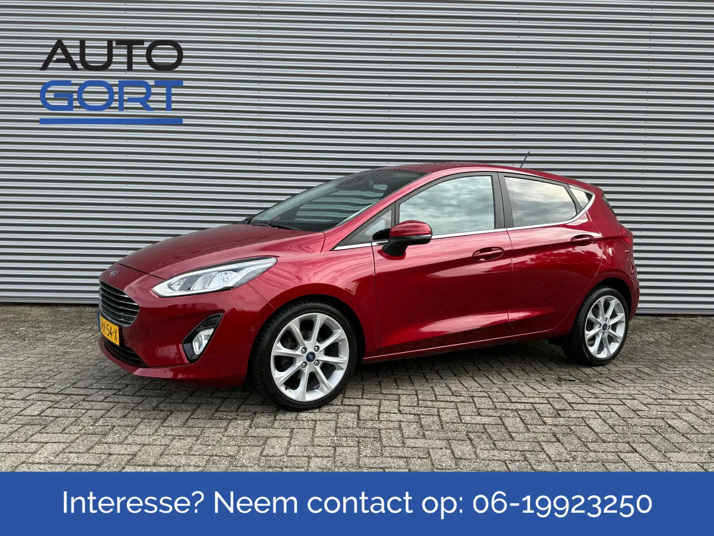Ford Fiesta 1.0 EcoBoost Titanium | B&O Audio | 5 Deurs | Clim Rood - 1